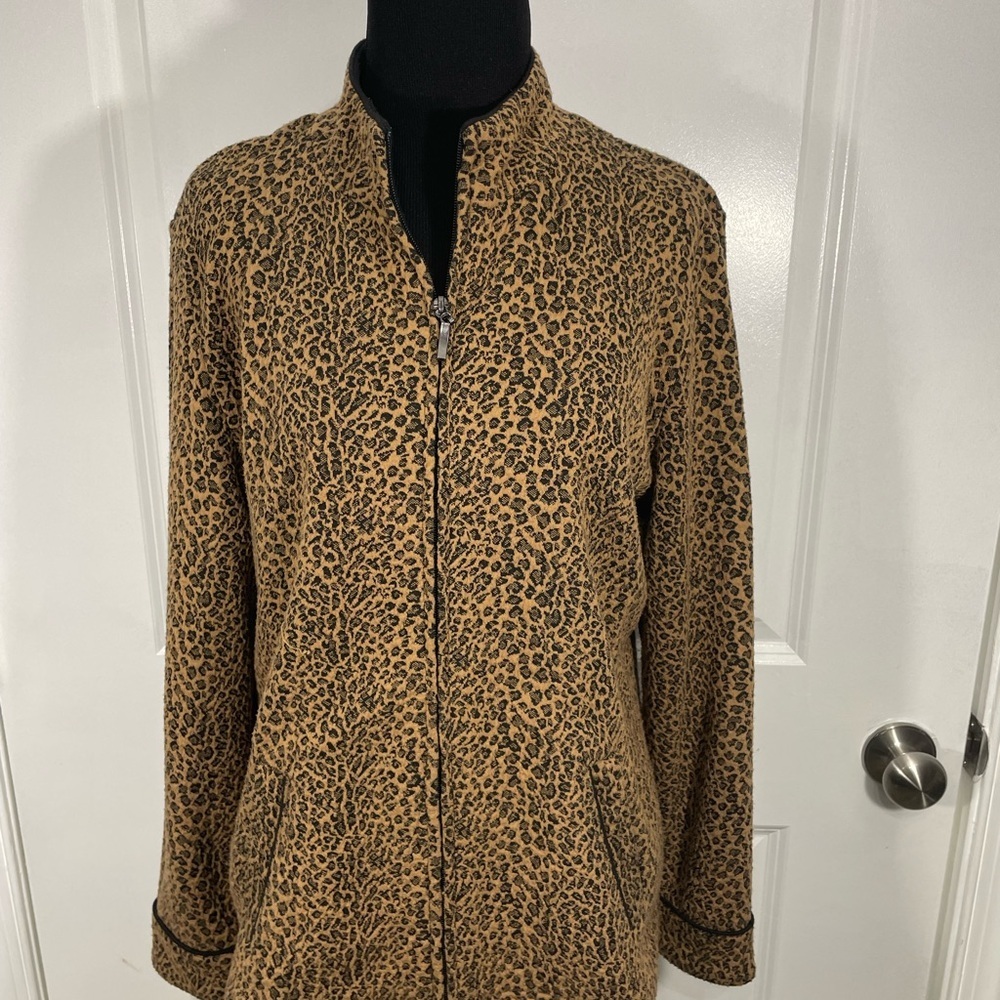 Leopard Print Women's Jacket CB-